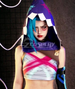 Arcane Season 2 League Of Legends LOL Jinx Cosplay Costume 25 Arcane Season 2 League Of Legends LOL Jinx Cosplay Costume -EZCOSPLAY SHOP arcane season 2 league of legends lol jinx cosplay costume 06