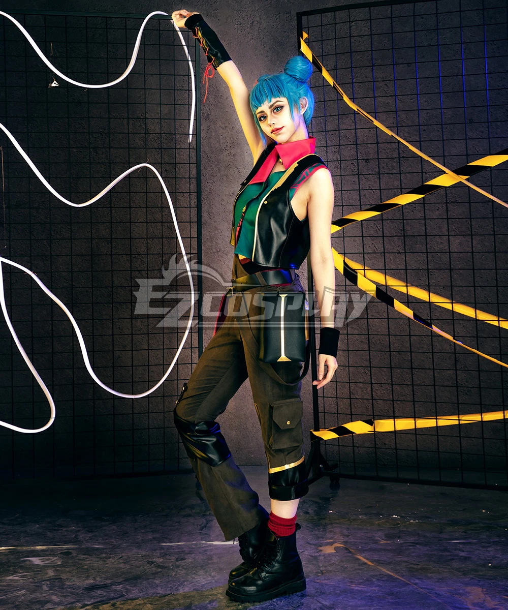 Arcane Season 2 League Of Legends LOL Universe Jinx Powder Cosplay Costume - Image 3