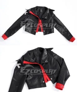 Arcane Season 2 League Of Legends LOL Vi Black Only Jacket Cosplay Costume -EZCOSPLAY SHOP arcane season 2 league of legends lol vi black only coat cosplay costume 6