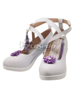 Azur Lane Illustrious Oath Wedding White Cosplay Shoes -EZCOSPLAY SHOP azur lane illustrious oath wedding white cosplay shoes 3