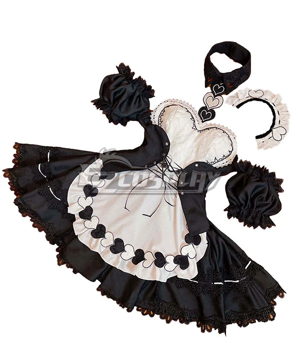 Azur Lane Noshiro Maid Cosplay Costume 9 Azur Lane Noshiro Maid Cosplay Costume - Image 9