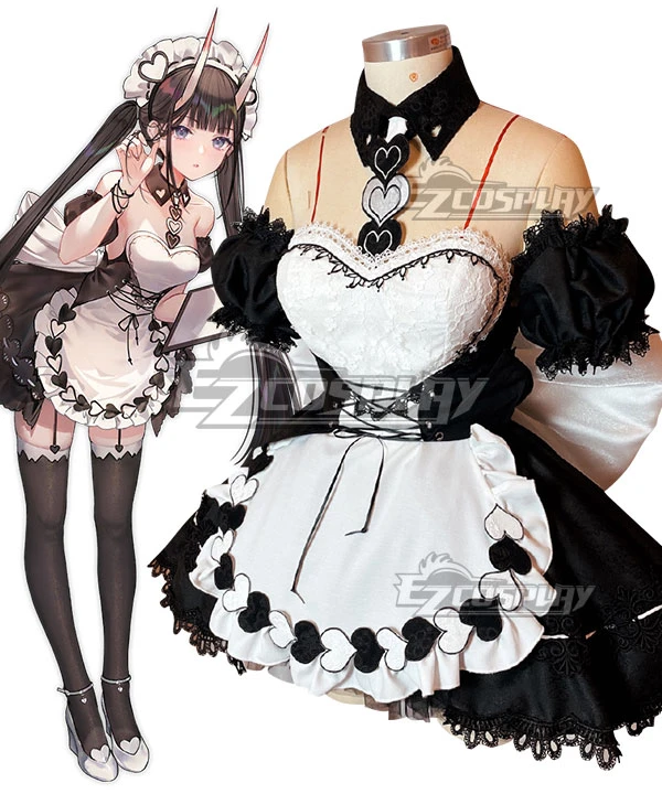 Azur Lane Noshiro Maid Cosplay Costume 1 Azur Lane Noshiro Maid Cosplay Costume