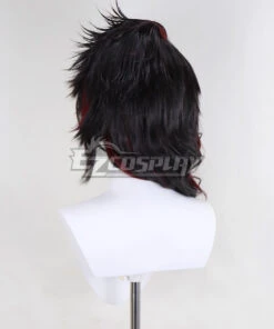 Baldur's Gate III BG3 Karlach Black Red Cosplay Wig -EZCOSPLAY SHOP baldur s gate iii bg3 karlach black red cosplay wig 4