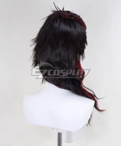 Baldur's Gate III BG3 Karlach Black Red Cosplay Wig -EZCOSPLAY SHOP baldur s gate iii bg3 karlach black red cosplay wig 5