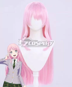 BanG Dream! It's MyGO!!!!! Anon Chihaya Pink Cosplay Wig