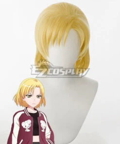 BanG Dream! RAS RAISE A SUILEN Satou Masuki MASKING Golden Cosplay Wig