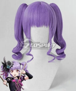 BanG Dream Roselia Ako Udagawa Purple Cosplay Wig
