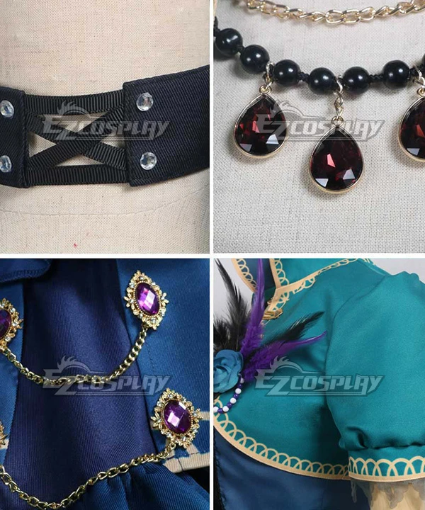 BanG Dream! Roselia Opera Of The Wasteland Udagawa Ako Cosplay Costume 11 BanG Dream! Roselia Opera Of The Wasteland Udagawa Ako Cosplay Costume - Image 11