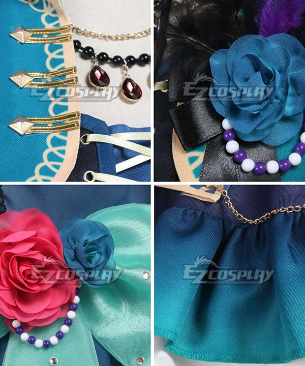 BanG Dream! Roselia Opera Of The Wasteland Udagawa Ako Cosplay Costume 12 BanG Dream! Roselia Opera Of The Wasteland Udagawa Ako Cosplay Costume - Image 12