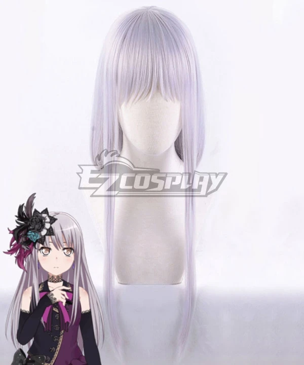 BanG Dream! Roselia Yukina Minato Grey Cosplay Wig 1 BanG Dream! Roselia Yukina Minato Grey Cosplay Wig