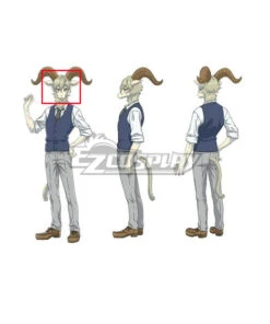 Beastars Pina Grey Cosplay Wig + Ears