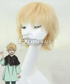 Black Clover Luck Voltia Light Golden Cosplay Wig