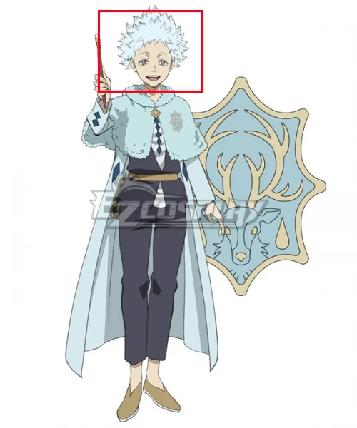 Black Clover Rill Boismortier Blue Cosplay Wig 1 Black Clover Rill Boismortier Blue Cosplay Wig