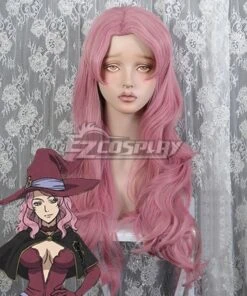 Black Clover Vanessa Enoteca Pink Red Cosplay Wig