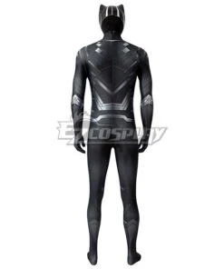 Marvel Captain America: Civil War Black Panther T'Challa Printed Zentai Jumpsuit Cosplay Costume -EZCOSPLAY SHOP black panther t challa printed zentai jumpsuit cosplay costume 3