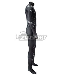 Marvel Captain America: Civil War Black Panther T'Challa Printed Zentai Jumpsuit Cosplay Costume -EZCOSPLAY SHOP black panther t challa printed zentai jumpsuit cosplay costume 5