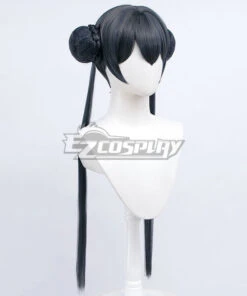 Blue Archive Kisaki Black Cosplay Wig -EZCOSPLAY SHOP blue archive kisaki black cosplay wig 3