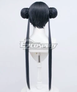 Blue Archive Kisaki Black Cosplay Wig -EZCOSPLAY SHOP blue archive kisaki black cosplay wig 4