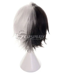 Bungou Stray Dogs Kyusaku Yumeno Black White Cosplay Wig -EZCOSPLAY SHOP bungou stray dogs kyusaku yumeno black white cosplay wig 5