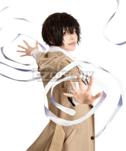 Bungou Stray Dogs Osamu Dazai Brown Cosplay Costume -EZCOSPLAY SHOP bungou stray dogs osamu dazai brown cosplay costume 05