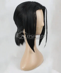Bungou Stray Dogs Ougai Mori Black Cosplay Wig -EZCOSPLAY SHOP bungou stray dogs ougai mori black cosplay wig 3