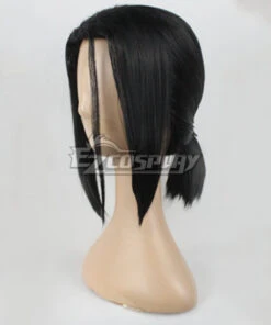 Bungou Stray Dogs Ougai Mori Black Cosplay Wig -EZCOSPLAY SHOP bungou stray dogs ougai mori black cosplay wig 4