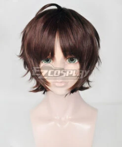 Bungou Stray Dogs Sakunosuke Oda Deep Brown Cosplay Wig -EZCOSPLAY SHOP bungou stray dogs sakunosuke oda deep brown cosplay wig 02