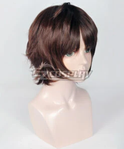 Bungou Stray Dogs Sakunosuke Oda Deep Brown Cosplay Wig -EZCOSPLAY SHOP bungou stray dogs sakunosuke oda deep brown cosplay wig 03