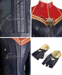 Captain Marvel 2 The Marvels Carol Danvers Premium Edition Cosplay Costume -EZCOSPLAY SHOP captain marvel 2 the marvels carol danvers premium edition cosplay costume 10
