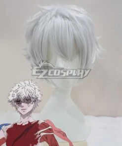 Cells At Work Hataraku Saibo Cancer Cell Silver White Cosplay Wig
