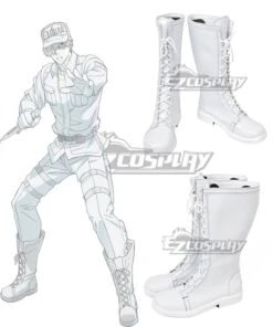 Cells At Work Hataraku Saibou Neutrophil White Shoes Cosplay Boots