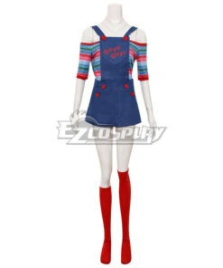 Horror Bishoujo Child's Play Chucky Female Halloween Cosplay Costume -EZCOSPLAY SHOP child s play chucky female halloween cosplay costume 2