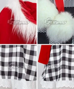 Christmas How The Grinch Stole Christmas Cindy-Lou Who Cosplay Costume -EZCOSPLAY SHOP christmas how the grinch stole christmas cindy lou who cosplay costume 6