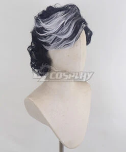 Clair Obscur: Expedition 33 Verso Black Cosplay Wig -EZCOSPLAY SHOP clair obscur expedition 33 verso black cosplay wig 3