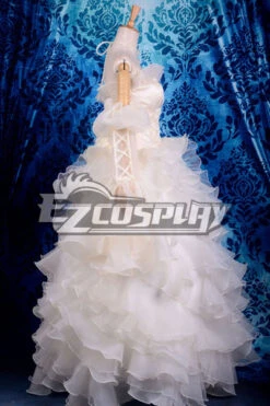 Beautiful Euphemia Li Britannia Wedding Dress Cosplay Costume Code Gaess -EZCOSPLAY SHOP code gaess euphemia li britannia wedding dress cosplay costume y010 3