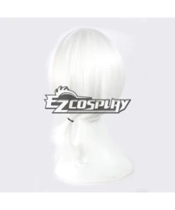 MekakuCity Actors Kagerou Project Kokonose Haruka Short White Cosplay Party Wigs--338H -EZCOSPLAY SHOP cos 338h 3