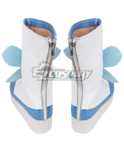 Gate Jieitai Kanochi Nite Kaku Tatakaeri Lelei La Lalena White And Blue Cosplay Shoes -EZCOSPLAY SHOP coss0155 4