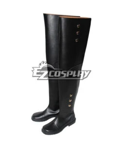 Seraph Of The End Owari No Serafu Vampire Reign Ferid Bathory Ferido Batori Flat Black Shoes Cosplay Boots -EZCOSPLAY SHOP coss0302 2
