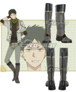 Snow White With The Red Hair Kagami No Shirayukihime Obi Grey Shoes Cosplay Boots