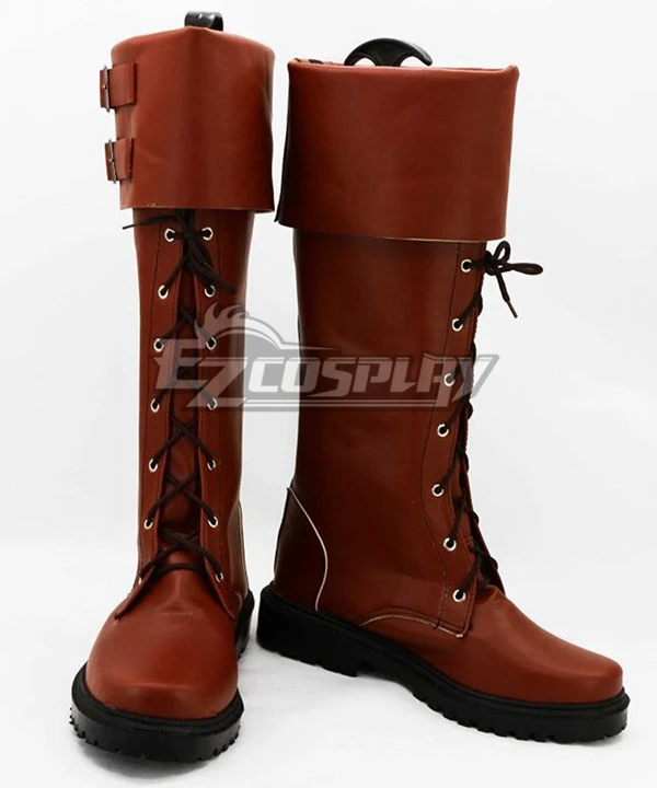 Marvel Captain America The Winter Soldier Paratroopers Brown Shoes Cosplay Boots 3 Marvel Captain America The Winter Soldier Paratroopers Brown Shoes Cosplay Boots - Image 3