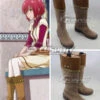 Snow White With The Red Hair Akagami No Shirayukihime Shirayuki Brown Shoes Cosplay Boots -EZCOSPLAY SHOP coss0443
