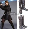 Star Wars Anakin Skywalker Darth Vader Brown Shoes Cosplay Boots