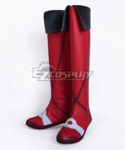 Macross Delta Macross Δ Freyja Wion Red Shoes Cosplay Boots -EZCOSPLAY SHOP coss0621 3