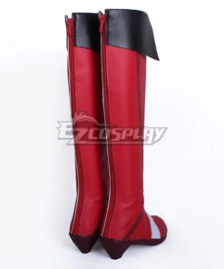 Macross Delta Macross Δ Freyja Wion Red Shoes Cosplay Boots -EZCOSPLAY SHOP coss0621 4