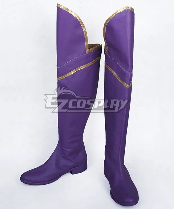 Snow White With The Red Hair/Kagami No Shirayukihime Kiki Seiran Purple Shoes Cosplay Boots 3 Snow White With The Red Hair/Kagami No Shirayukihime Kiki Seiran Purple Shoes Cosplay Boots - Image 3