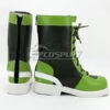 The King Of Fighters'96 Leona Heidern Green And Black Shoes Cosplay Boots