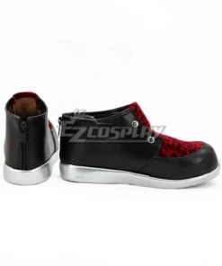Yuri On Ice YURI!!!on ICE Plisetsky Yuri Black Red Cosplay Shoes - A Edition -EZCOSPLAY SHOP coss0802 2