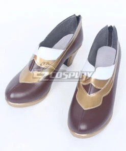 Fate Grand Order Caster Leonardo Da Vinci Deep Brown Cosplay Shoes -EZCOSPLAY SHOP coss1110 4