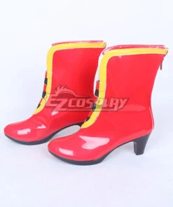 Macross Frontier Macross F Sheryl Nome Red Shoes Cosplay Boots -EZCOSPLAY SHOP coss1111 4