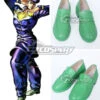 JoJo's Bizarre Adventure: Diamond Is Unbreakable Josuke Higashikata Green Cosplay Shoes -EZCOSPLAY SHOP coss1114